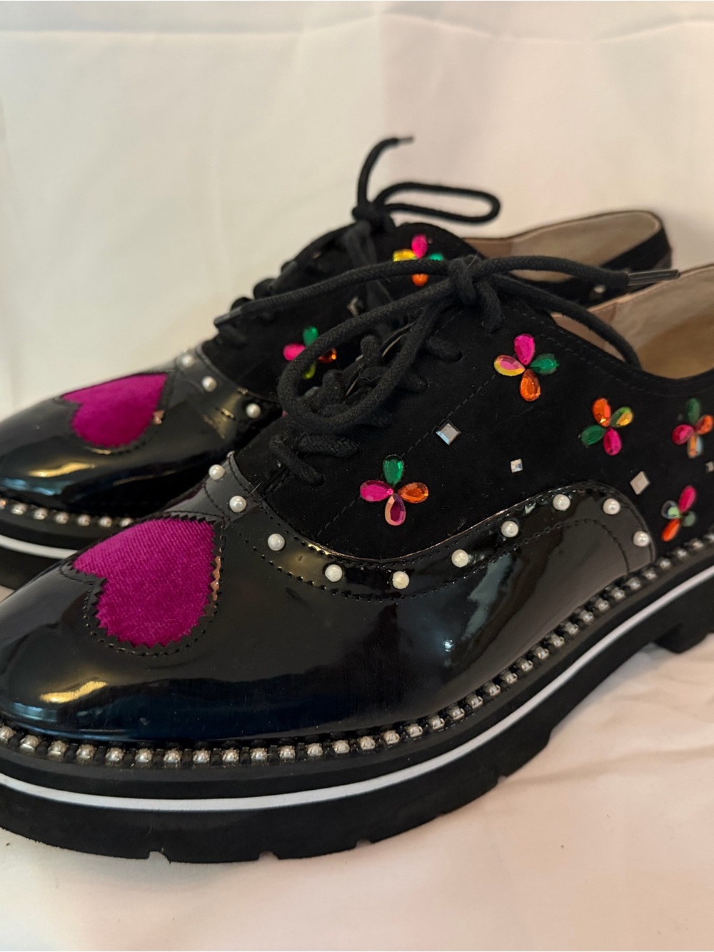 Pixxy Platform Oxford Loafers